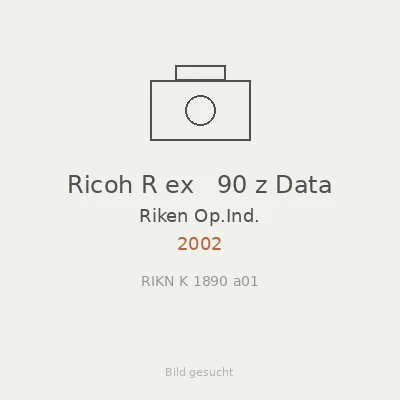 Ricoh R ex   90 z Data