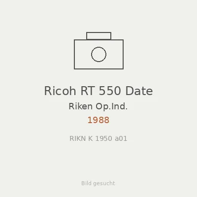 Ricoh RT 550 Date