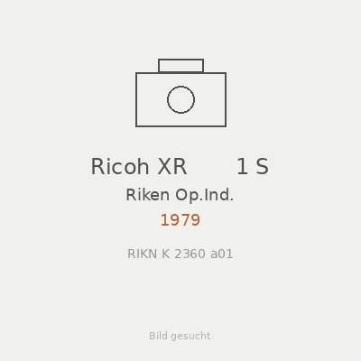Ricoh XR       1 S
