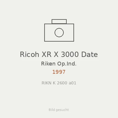 Ricoh XR X 3000 Date