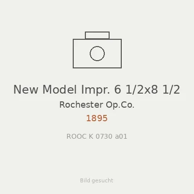 New Model Impr. 6 1/2x8 1/2
