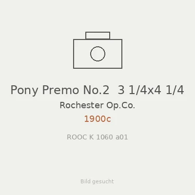Pony Premo No.2  3 1/4x4 1/4