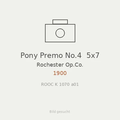 Pony Premo No.4  5x7