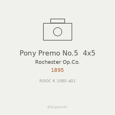 Pony Premo No.5  4x5