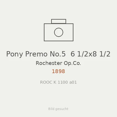 Pony Premo No.5  6 1/2x8 1/2