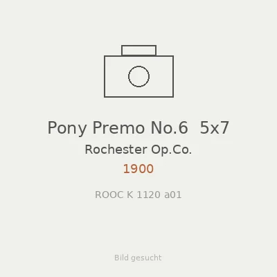 Pony Premo No.6  5x7