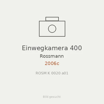 Einwegkamera 400