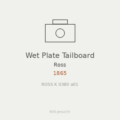 Wet Plate Tailboard