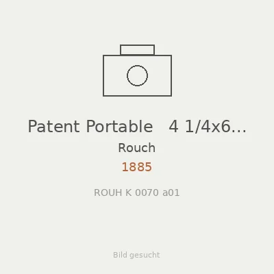 Patent Portable   4 1/4x6 1/2