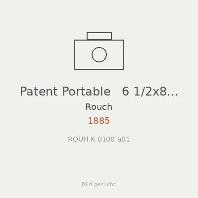 Patent Portable   6 1/2x8 1/2