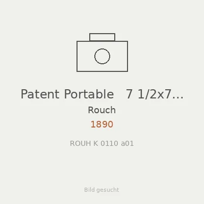 Patent Portable   7 1/2x7 1/2