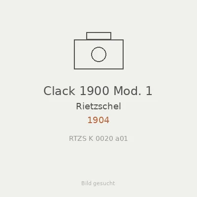 Clack 1900 Mod. 1