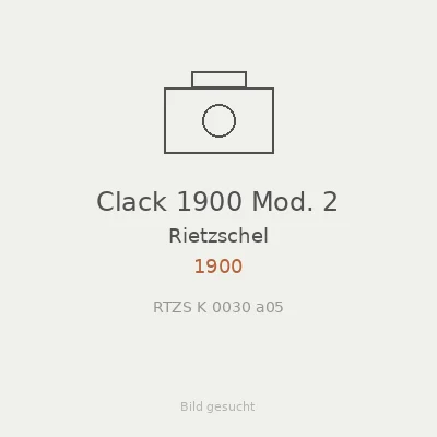 Clack 1900 Mod. 2