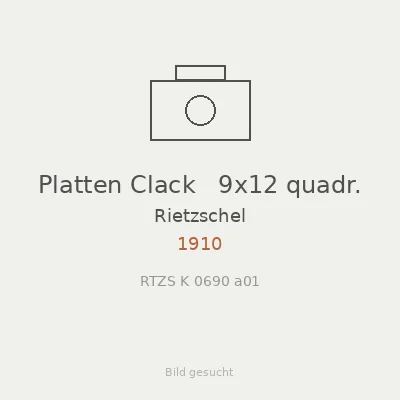 Platten Clack   9x12 quadr.