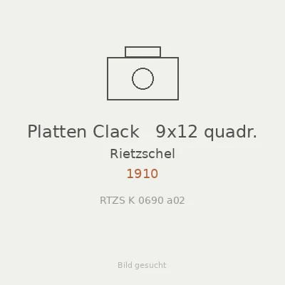 Platten Clack   9x12 quadr.