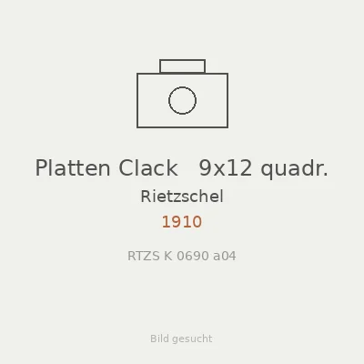 Platten Clack   9x12 quadr.