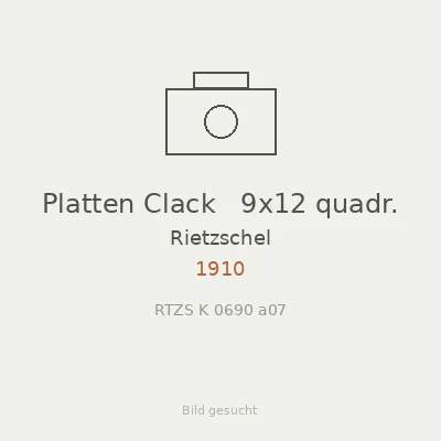 Platten Clack   9x12 quadr.