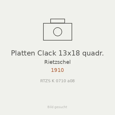Platten Clack 13x18 quadr.