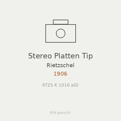 Stereo Platten Tip