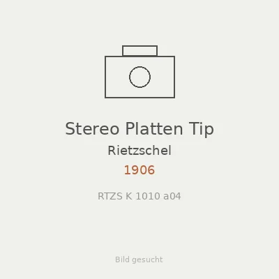 Stereo Platten Tip