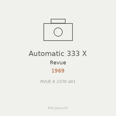 Automatic 333 X