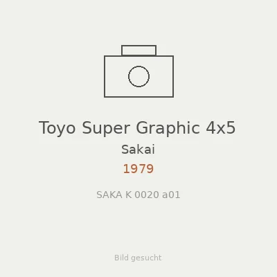 Toyo Super Graphic 4x5