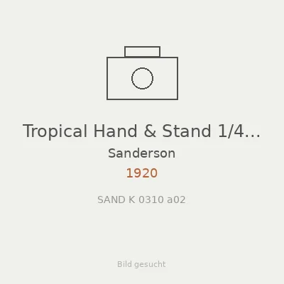 Tropical Hand & Stand 1/4 Pl.