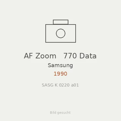AF Zoom   770 Data