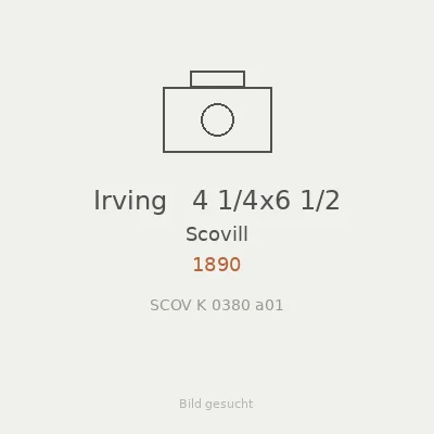 Irving   4 1/4x6 1/2