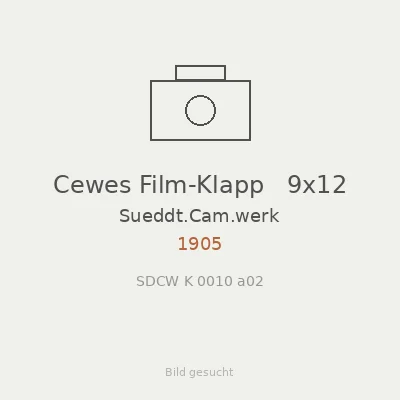 Cewes Film-Klapp   9x12