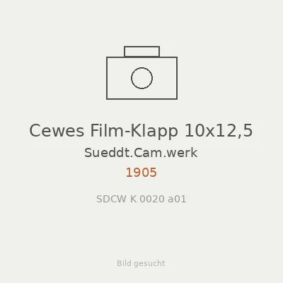 Cewes Film-Klapp 10x12,5