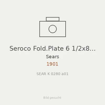 Seroco Fold.Plate 6 1/2x8 1/2