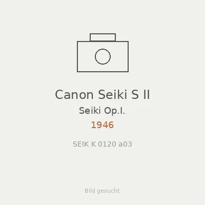 Canon Seiki S II