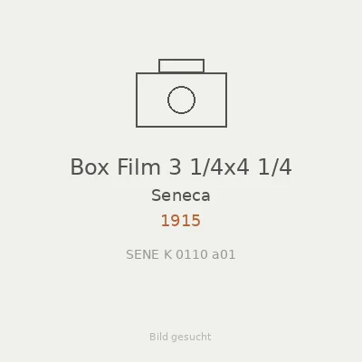 Box Film 3 1/4x4 1/4