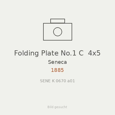 Folding Plate No.1 C  4x5