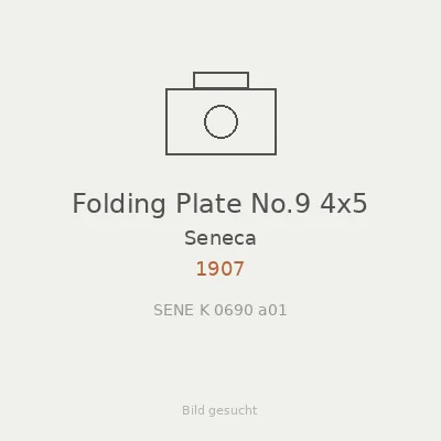 Folding Plate No.9 4x5