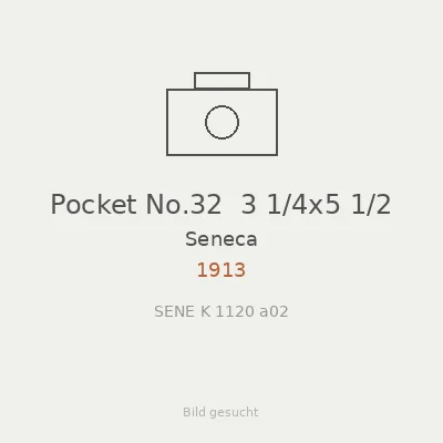 Pocket No.32  3 1/4x5 1/2