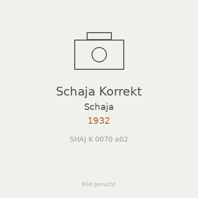 Schaja Korrekt