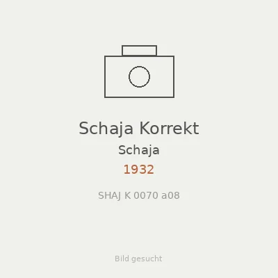 Schaja Korrekt