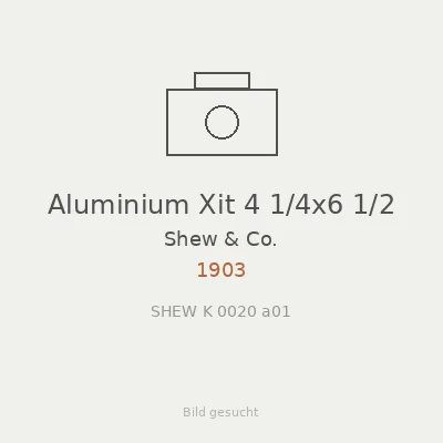Aluminium Xit 4 1/4x6 1/2