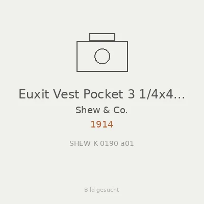Euxit Vest Pocket 3 1/4x4 1/4