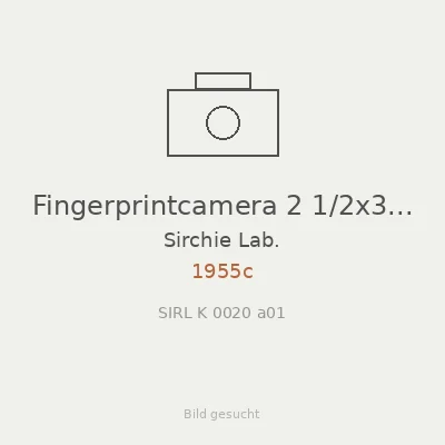 Fingerprintcamera 2 1/2x3 1/2