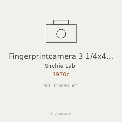 Fingerprintcamera 3 1/4x4 1/4