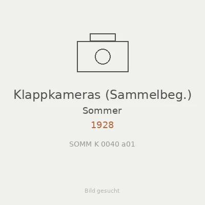Klappkameras (Sammelbeg.)