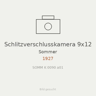 Schlitzverschlusskamera 9x12