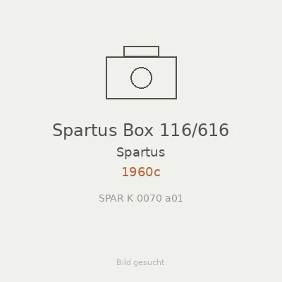 Spartus Box 116/616