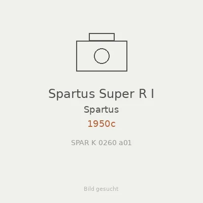 Spartus Super R I