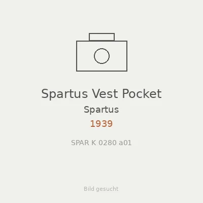 Spartus Vest Pocket