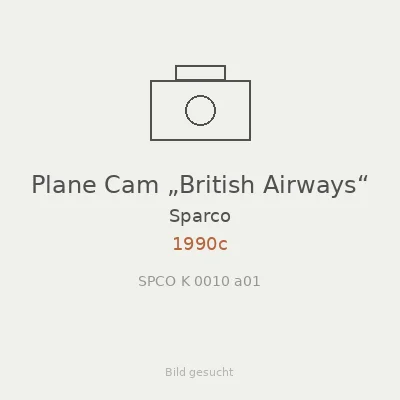 Plane Cam „British Airways“