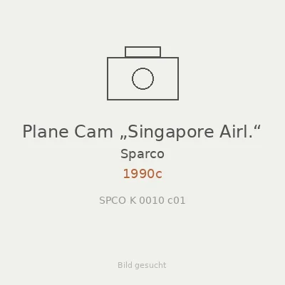 Plane Cam „Singapore Airl.“